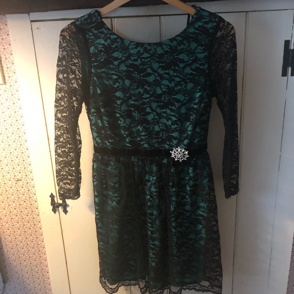Black lace dress size 9